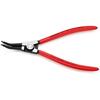46 31 A32 Circlip Pliers for external circlips on shafts 45° bent plastic coated black atramentized 210 mm